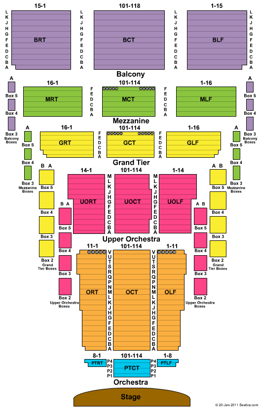Civic Center Okc Seating Chart Cox Convention Center Tickets and Cox