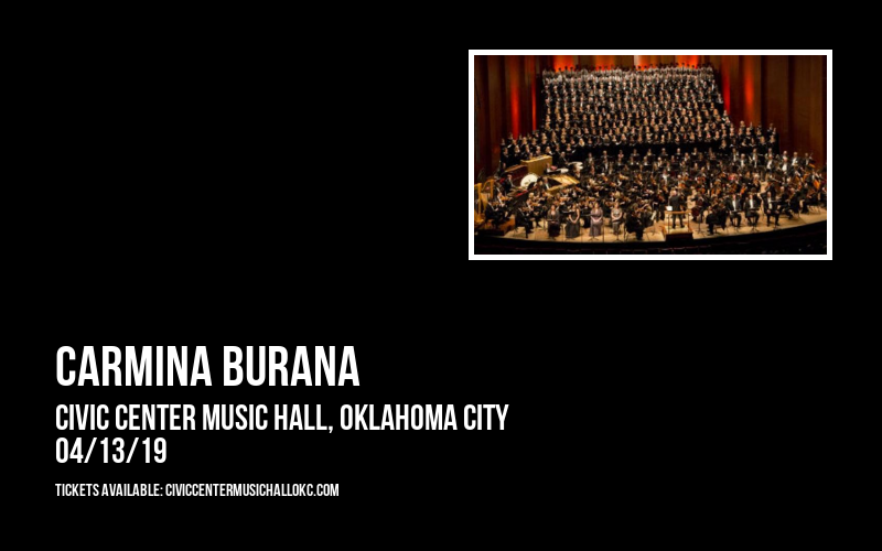 Carmina Burana at Civic Center Music Hall
