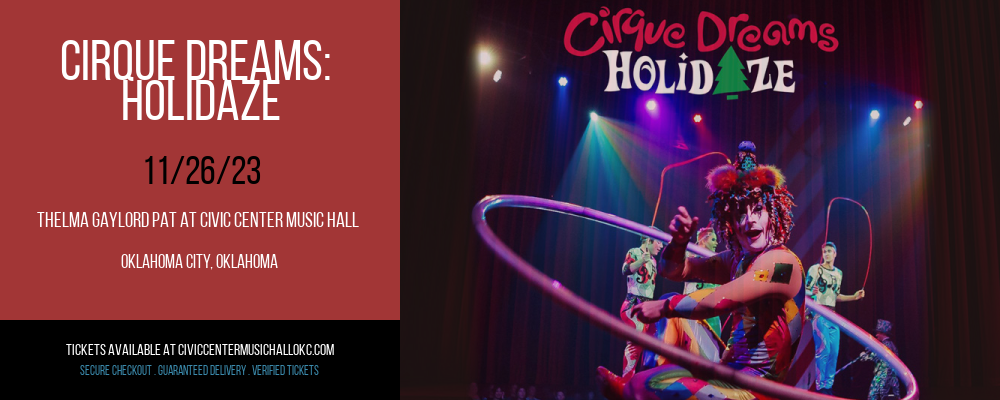 Cirque Dreams at Thelma Gaylord PAT At Civic Center Music Hall